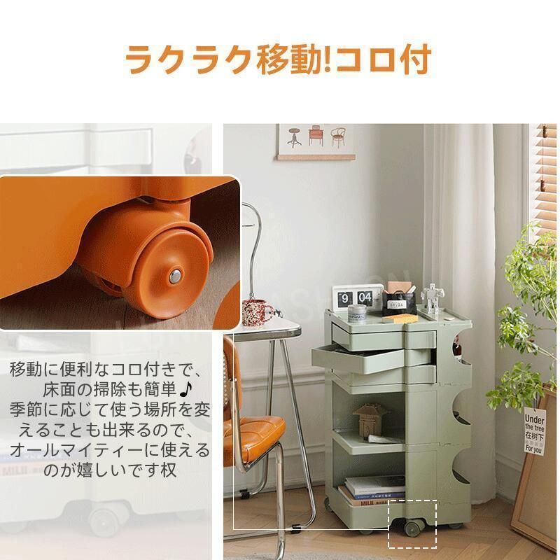 収納ラック キャスター付き