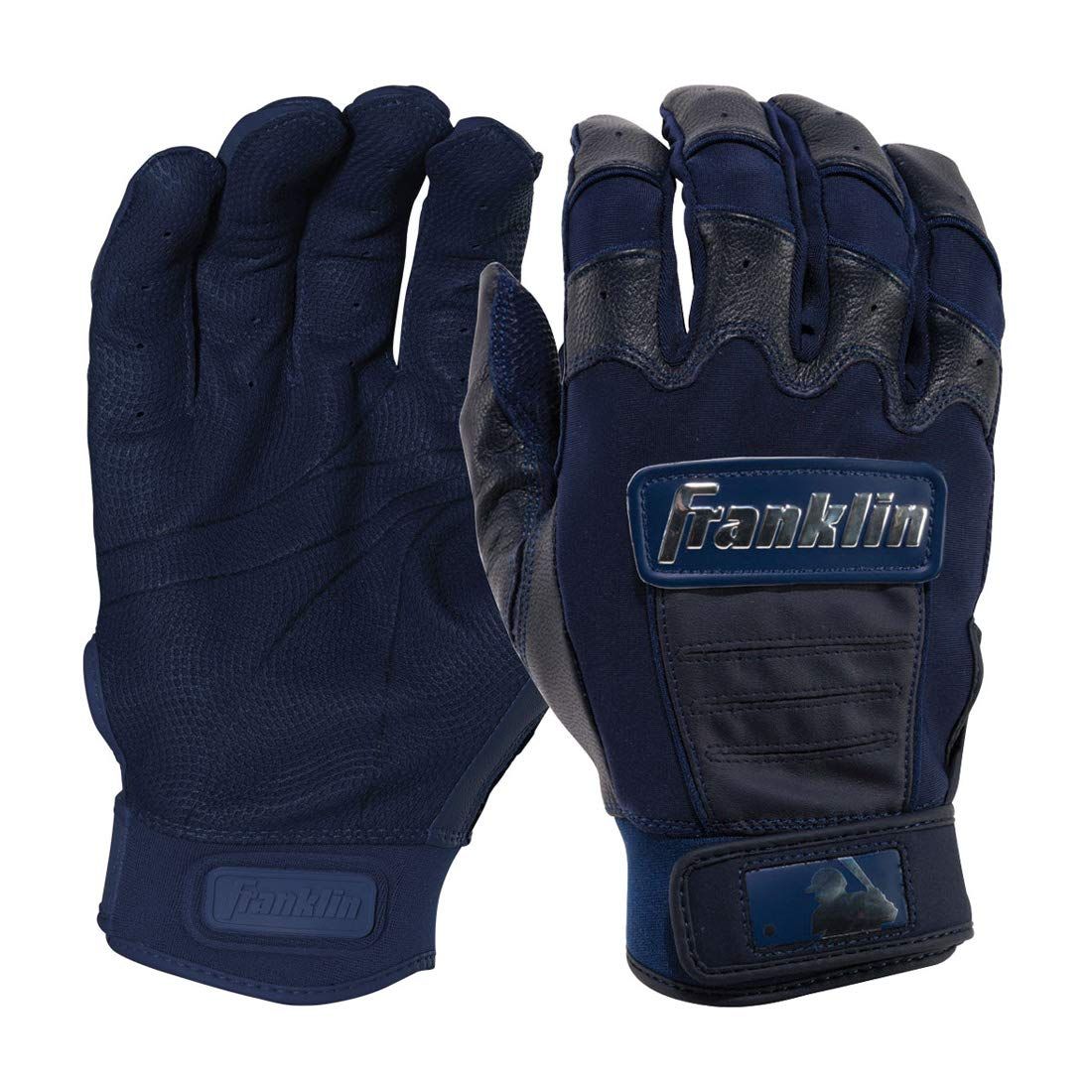 FRANKLIN CFX PRO CHROME DIP BATTING GLOVES (20592F) NAVY (USA MENS (L)) [並行輸入品] [USA MENS (L)]