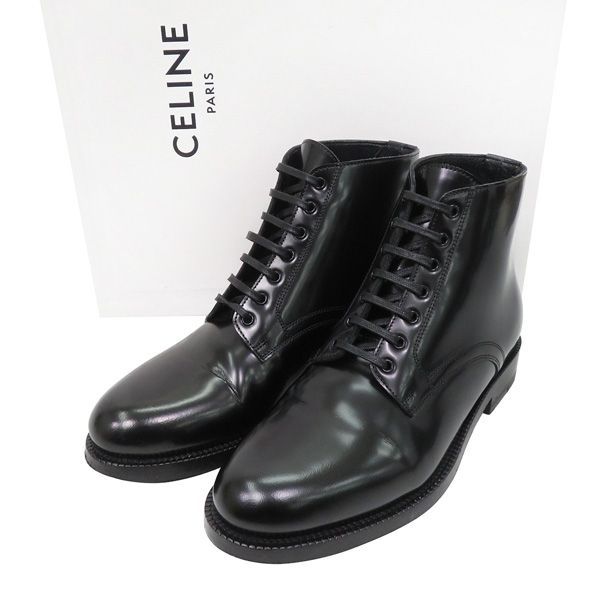 CELINE ブーツ 黒 レザー 37サイズ セリーヌCELINE（セリーヌ