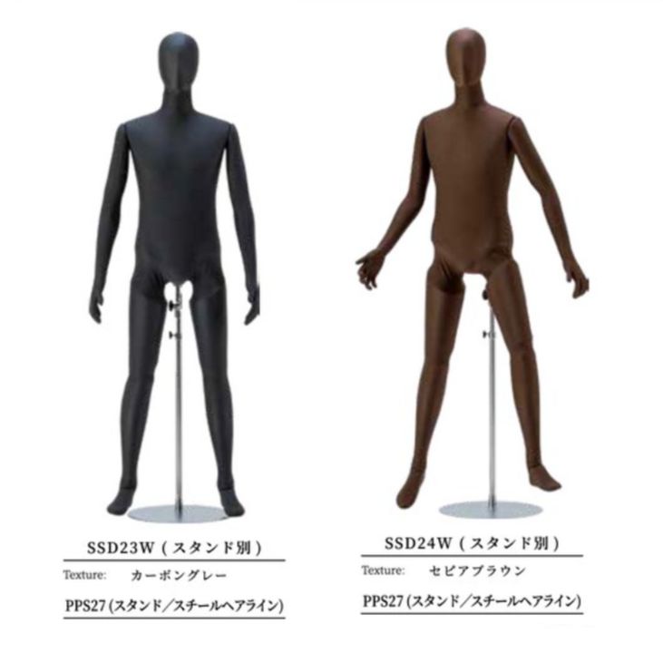 フレキシブルマネキン トルソー　ブラック　全身　展示　ポージング可能　可動式 フレキシブルマネキン トルソー ブラック 全身 展示 ポージング可能 可動式