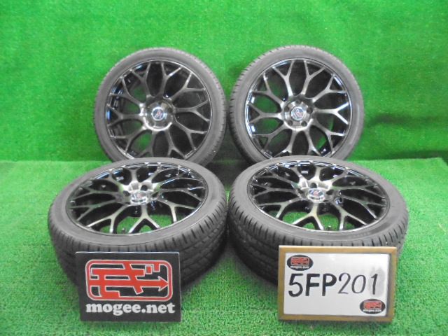 5FP201 AAT バリ山 225 40ZR18 ZEETEX HP6000 eco 夏タイヤ アルミホイール4本セット 製 PCD112×5H