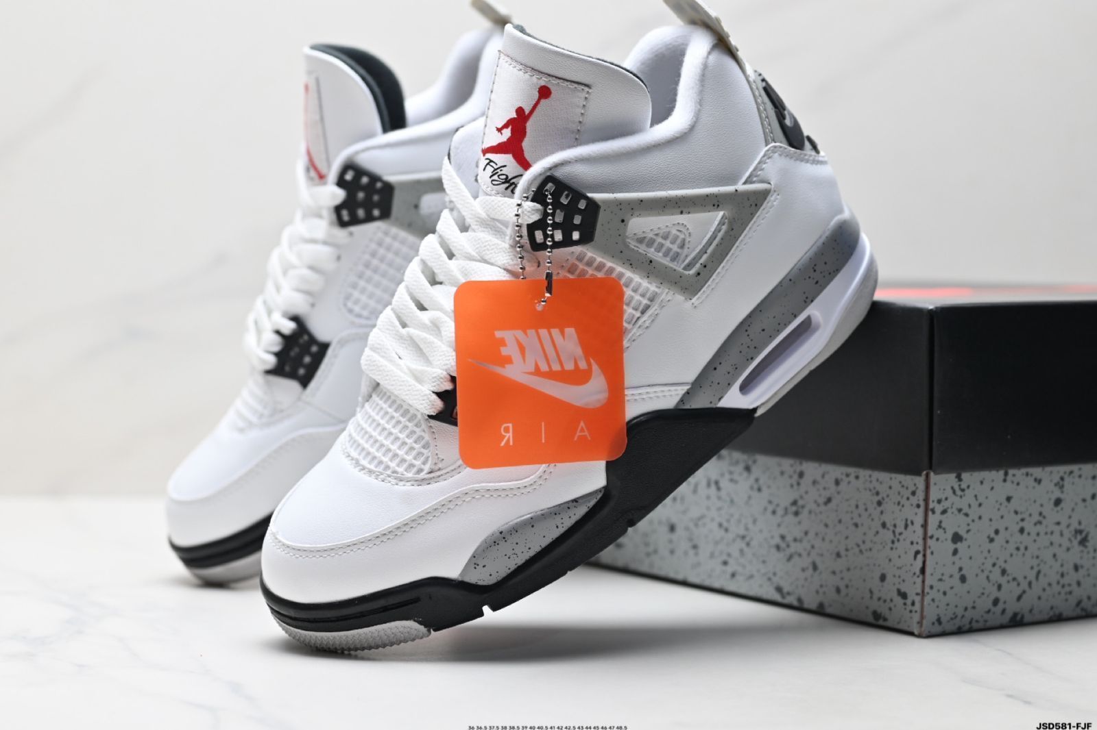 マイケルジョーダン　4枚セット airjordan4-wjitecement-4-