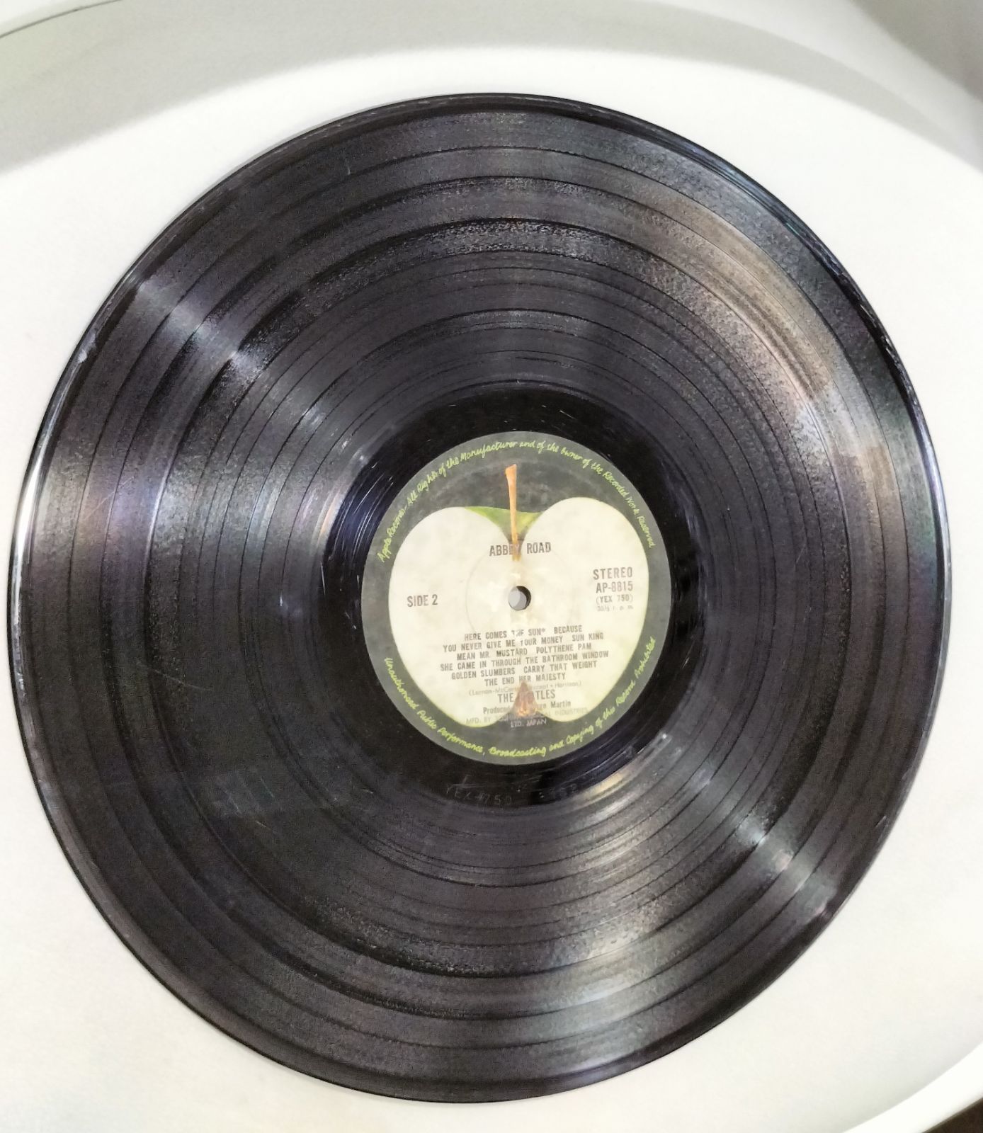 1969年名作 希少レア】帯付き The Beatles Abbey Road [ UK '70