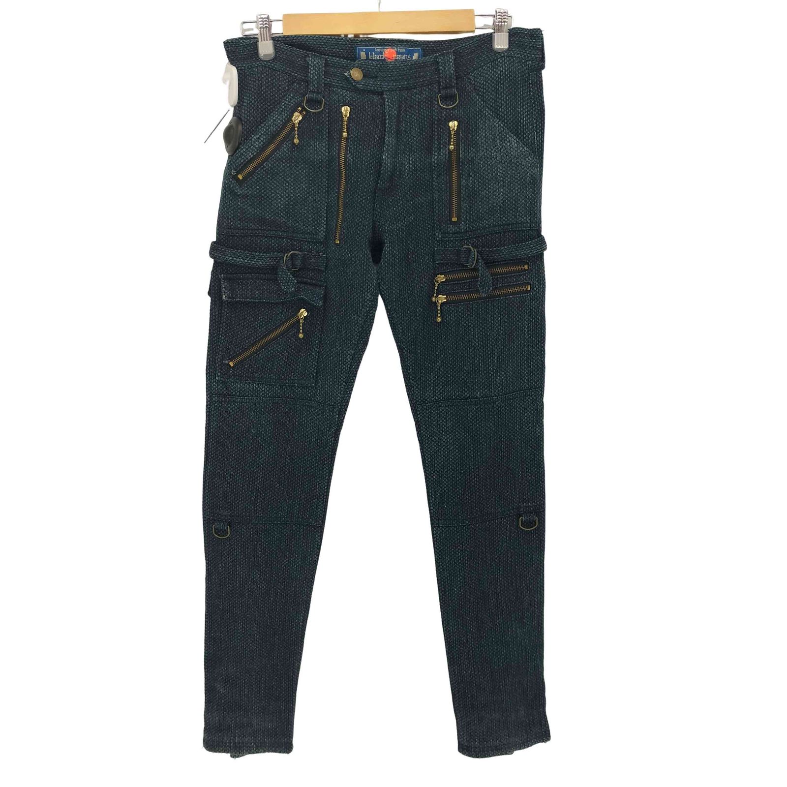 blackmeans 道着パンツ BLACKMEANS Zip Pants 道着ニーパッチ マルチ 
