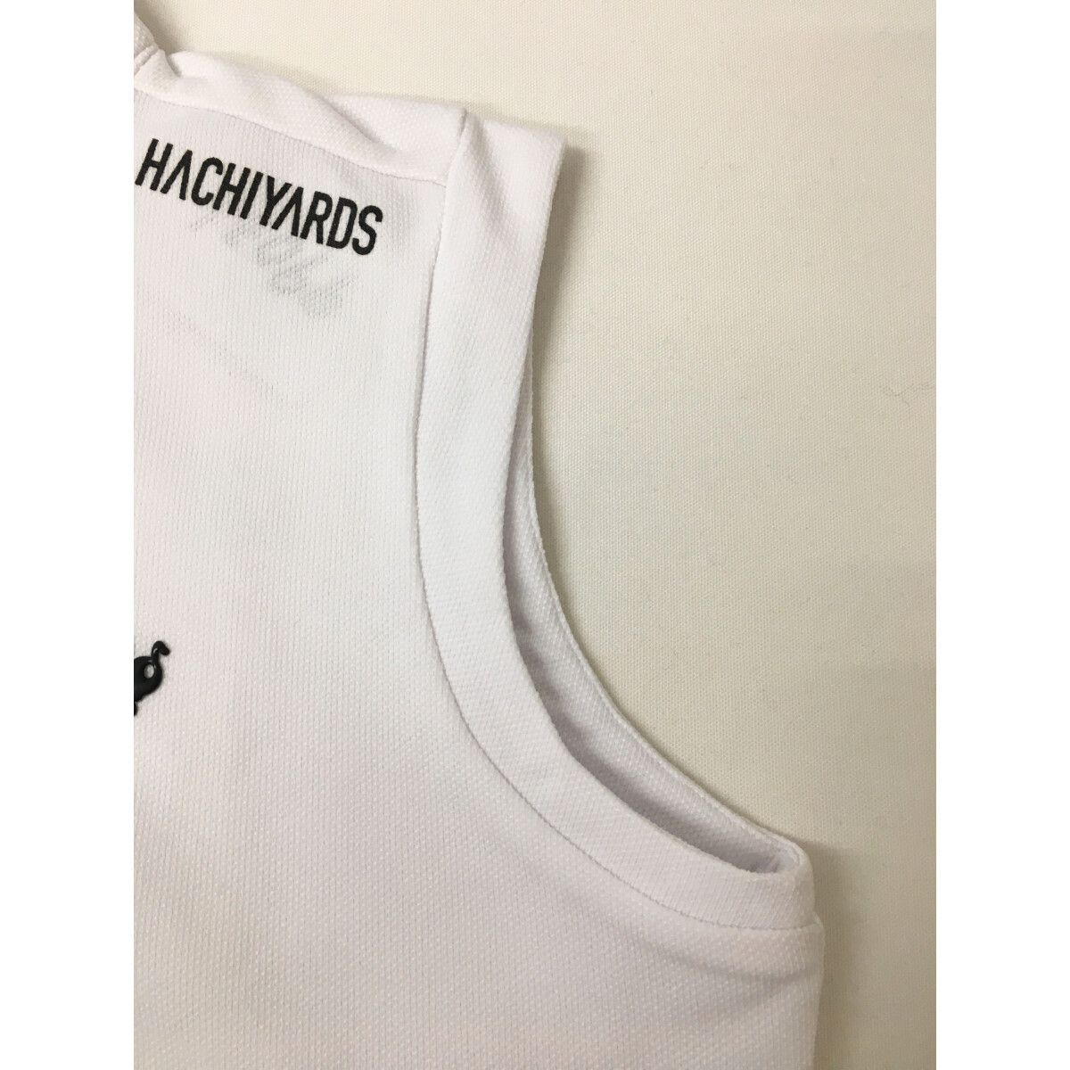 coco 中古 ハチヤーズ 8YARDS レディース ノースリーブ M 白 ホワイト スタンドカラー スキッパー 中古 レディース ハチヤーズ 8YARDS ノースリーブ M 白 ホワイト
