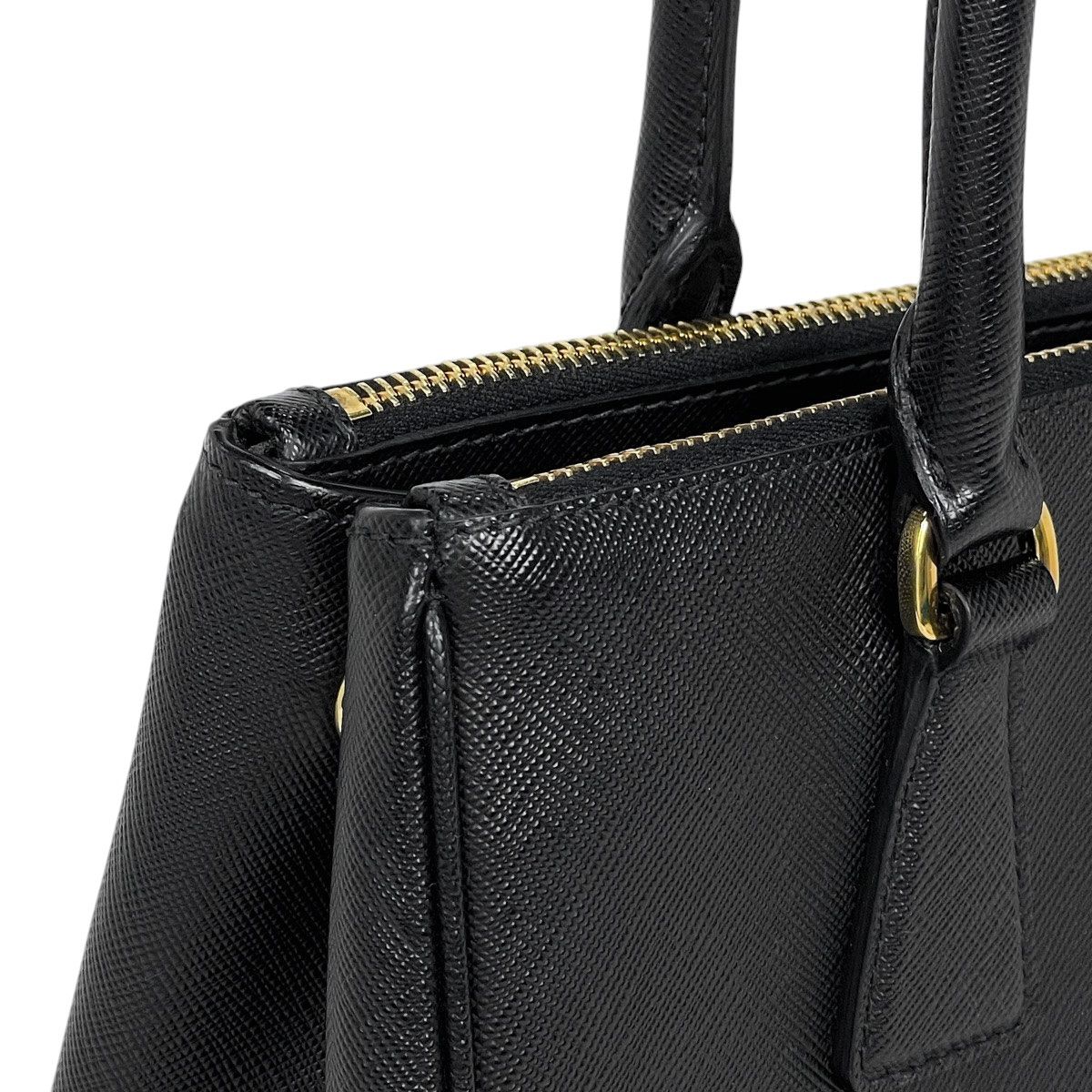 ライトブルー プラダ ガレリア サフィアーノレザー ミニバッグ | PRADA 