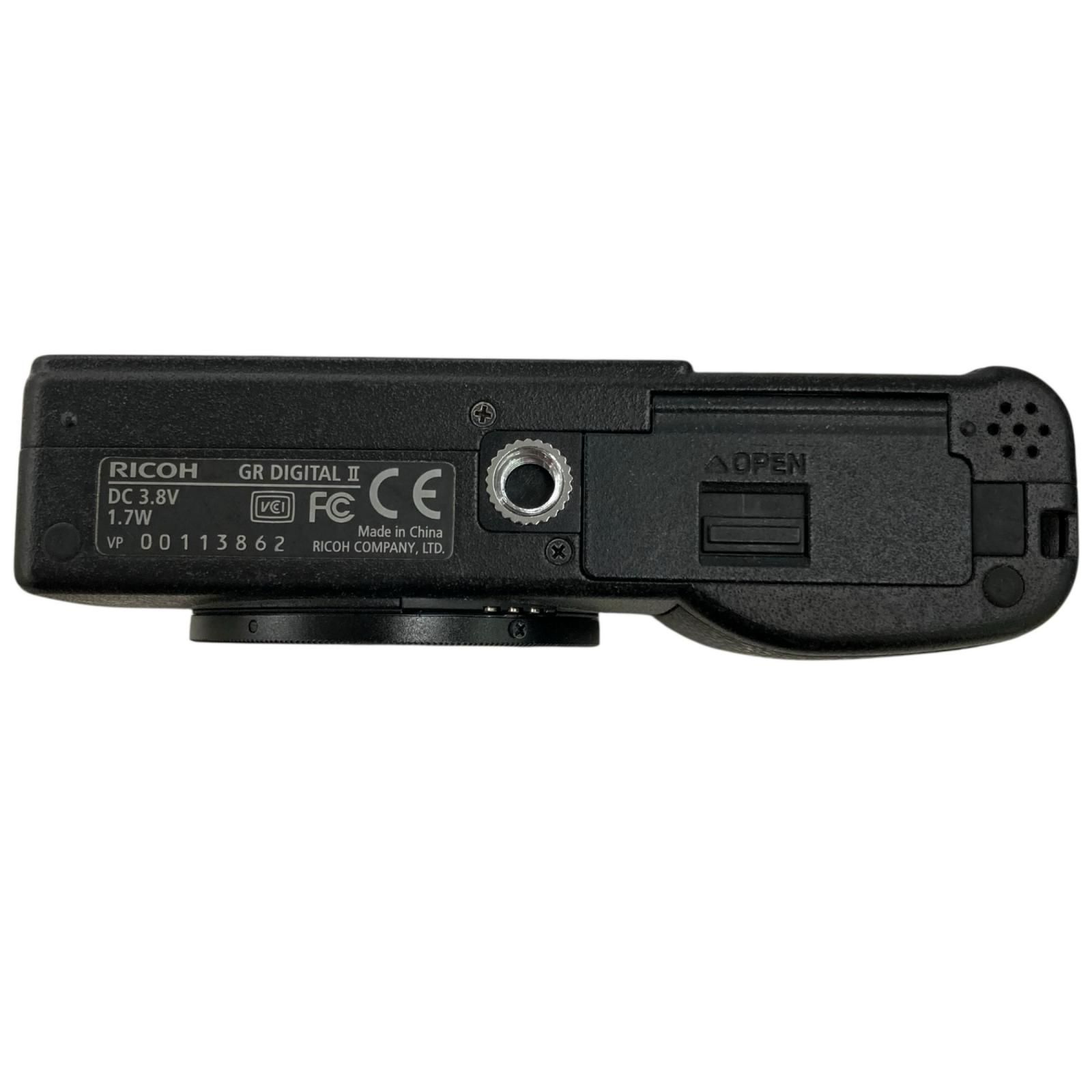 186000 現状品 RICOH リコー デジタルカメラ GR DIGITAL Ⅱ ブラック 