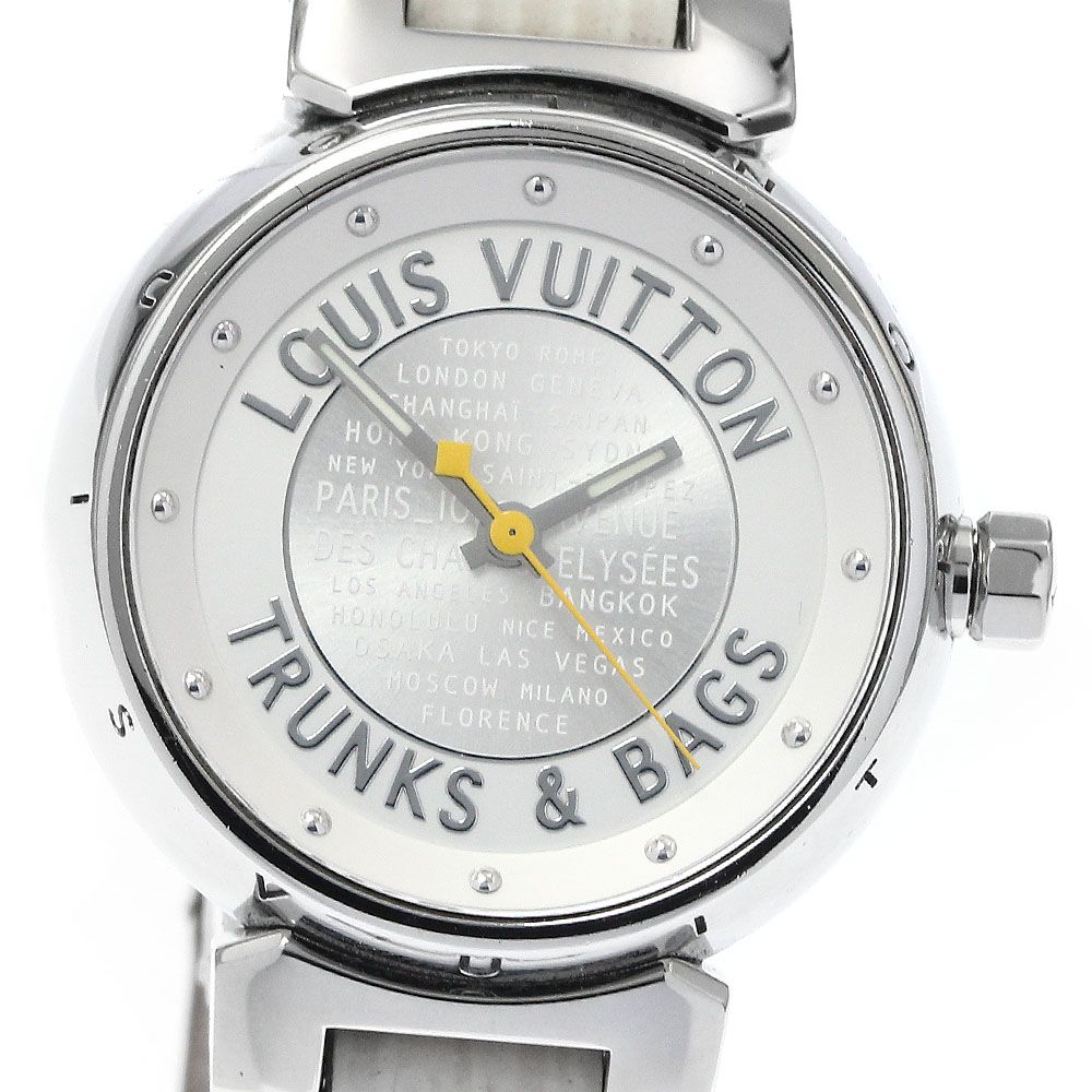 ルイ ヴィトン LOUIS VUITTON Q1215 タンブール トランス＆バックス 12Pダイヤ クォーツ レディース_880279
