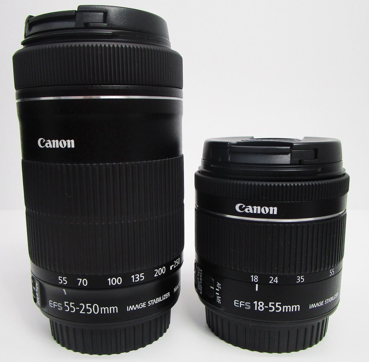 Canon EOS Kiss X9i レンズ2本 EFS 55-250mm EFS 18-55mm バッテリー1 