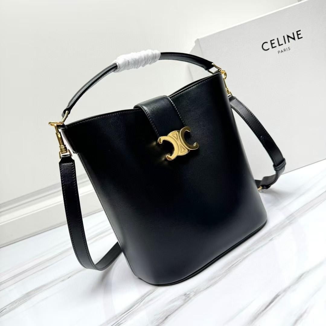 ヴィンテージ☆Celine☆セリーヌ☆スモールバケットショルダー CELINE(セリーヌ) ショルダーバッグ スモール バケット-MM輸入1