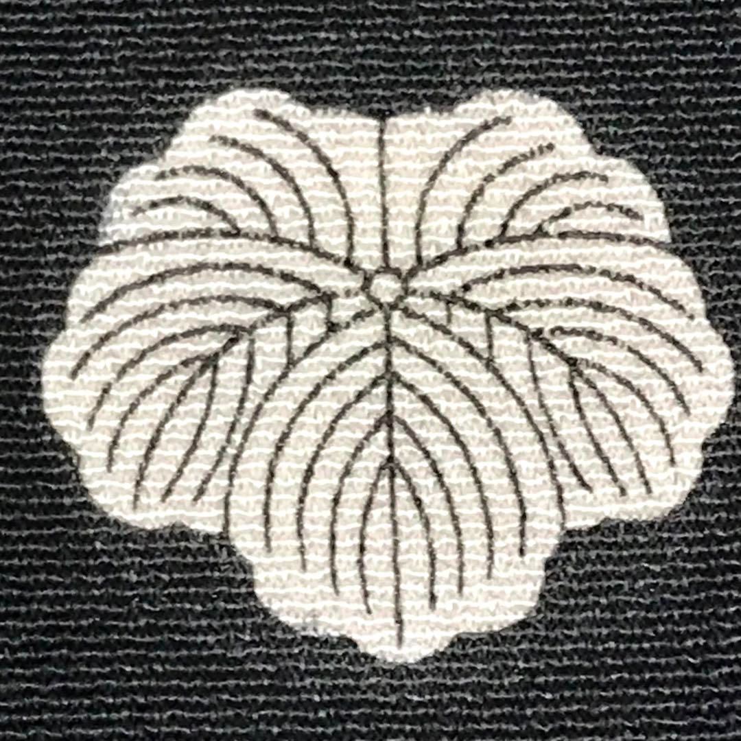 留袖]黒留袖 美品 正絹 比翼 五つ紋 友禅染め 金彩 作家物 落款 結婚式