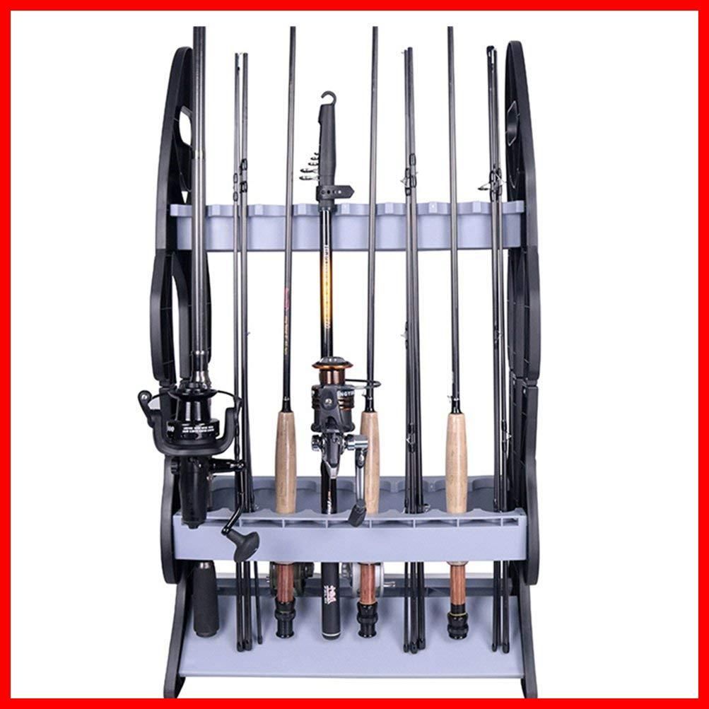 ロッドスタンド 釣り竿 ロッドホルダー Croch 組立式 16本立て プラスチック : Croch ロッドスタンド 釣り竿 ロッドホルダー 組立式 16