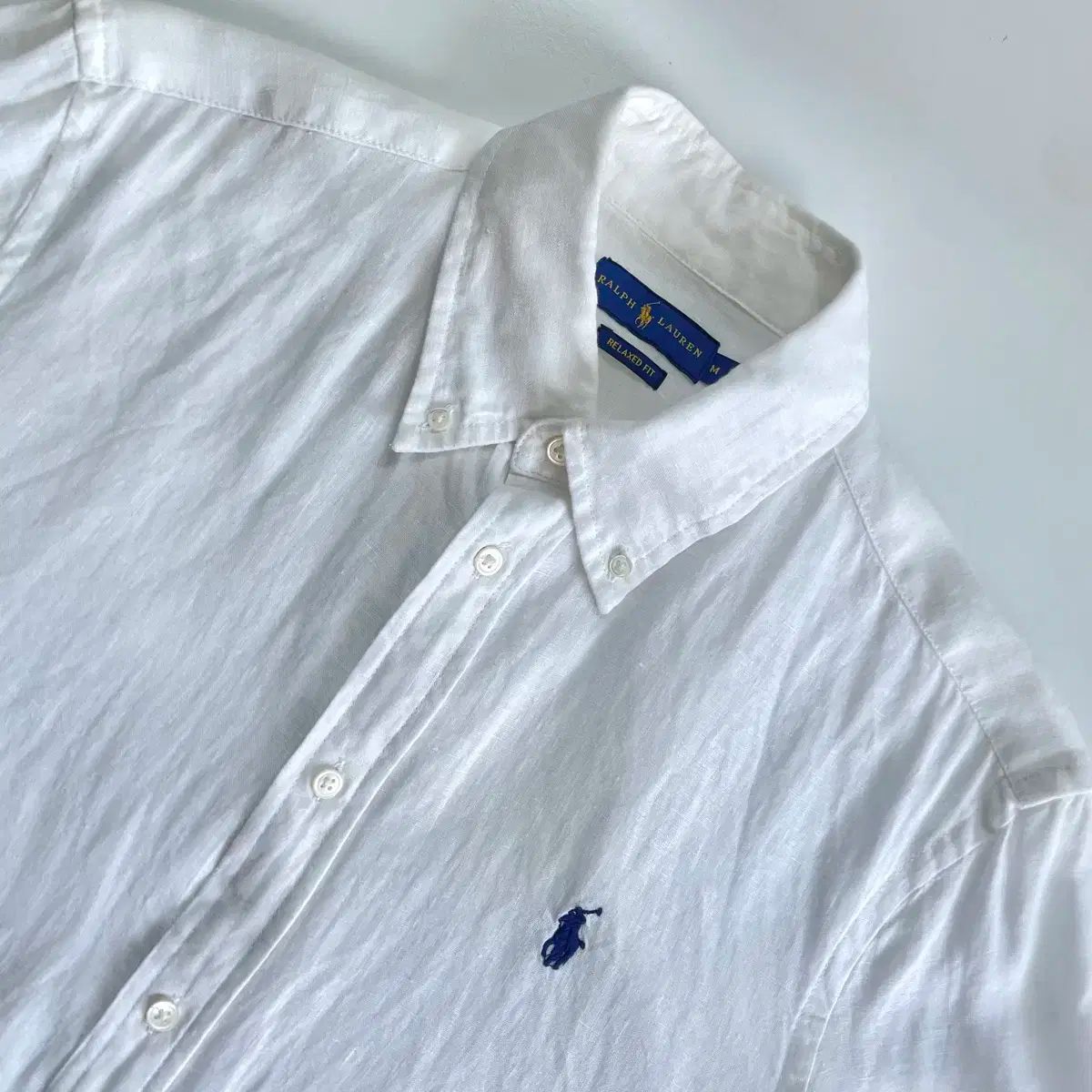 Polo by Ralph Lauren リネンシャツ白 リネン ショートスリーブ シャツ （シャツ・ブラウス）｜POLO