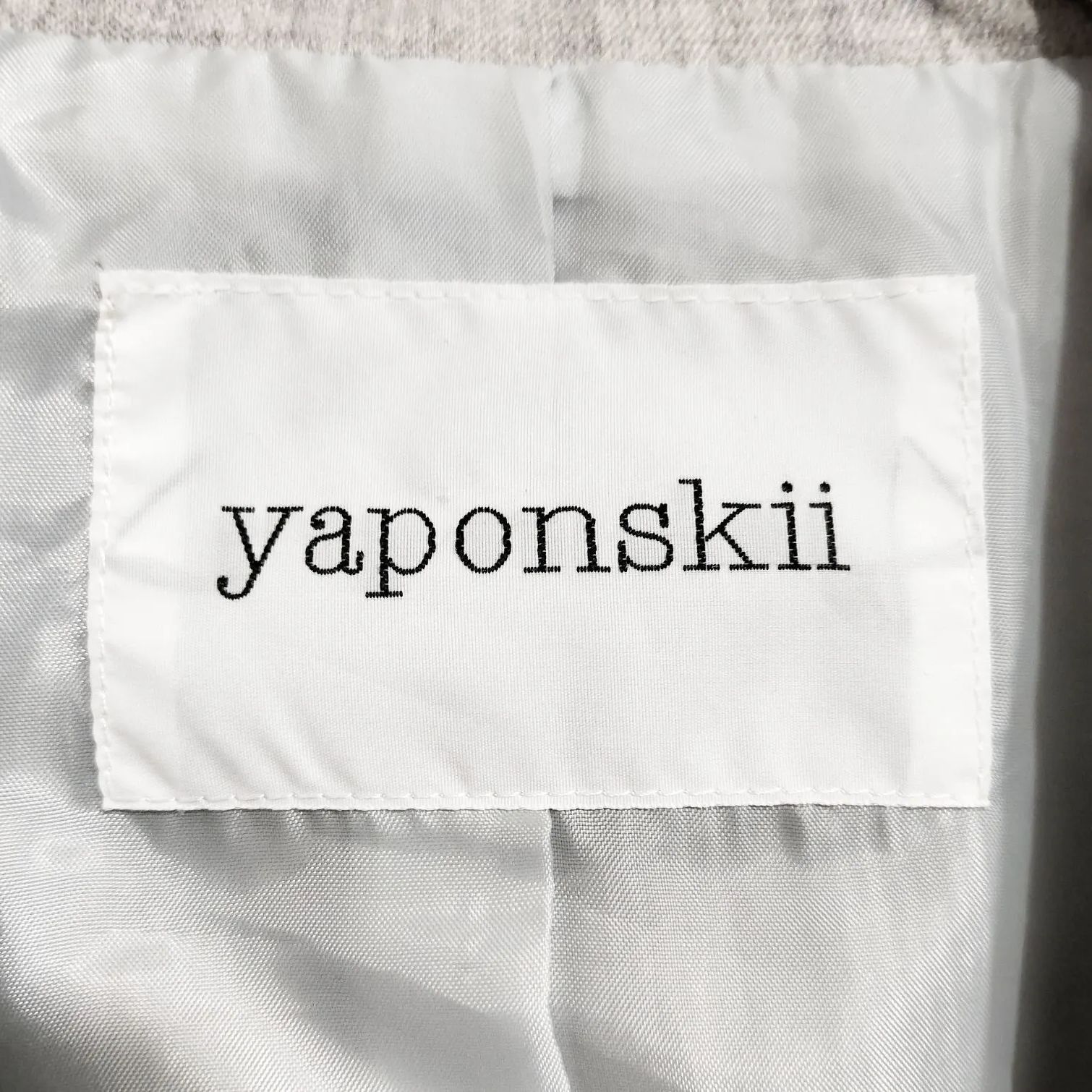 日本製】ヤポンスキー yaponskii ベスト ドッキング テーラード