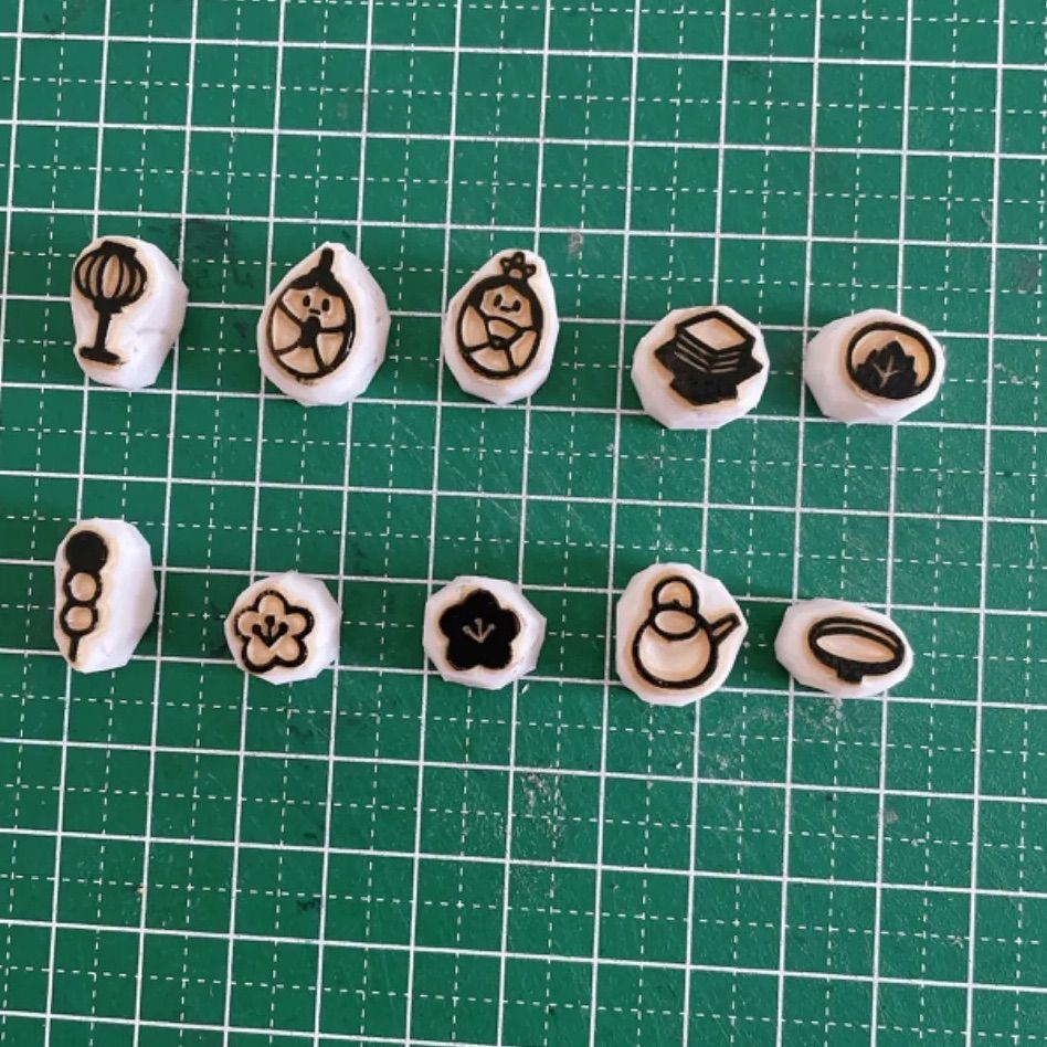 ひな祭り お雛様 消しゴムはんこセット - メルカリ