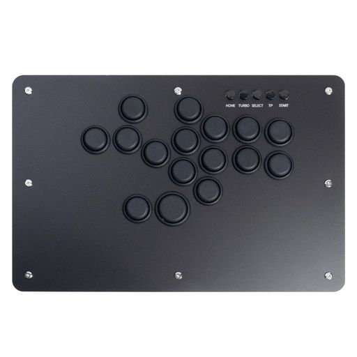 TIKITAKAFTGDeluxeD16パンダ軸シリーズ高級ナイロンボタンレバーレスコントローラー12mm超薄SF6ストリートファイター用ゲームコントローラージョイスティックアーケードスタイル