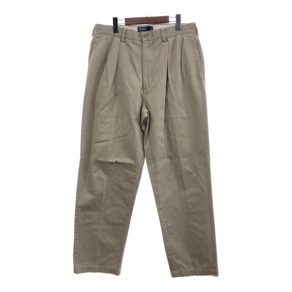 90年代 Polo by Ralph Lauren ラルフローレン ANDREW PANT 2タック