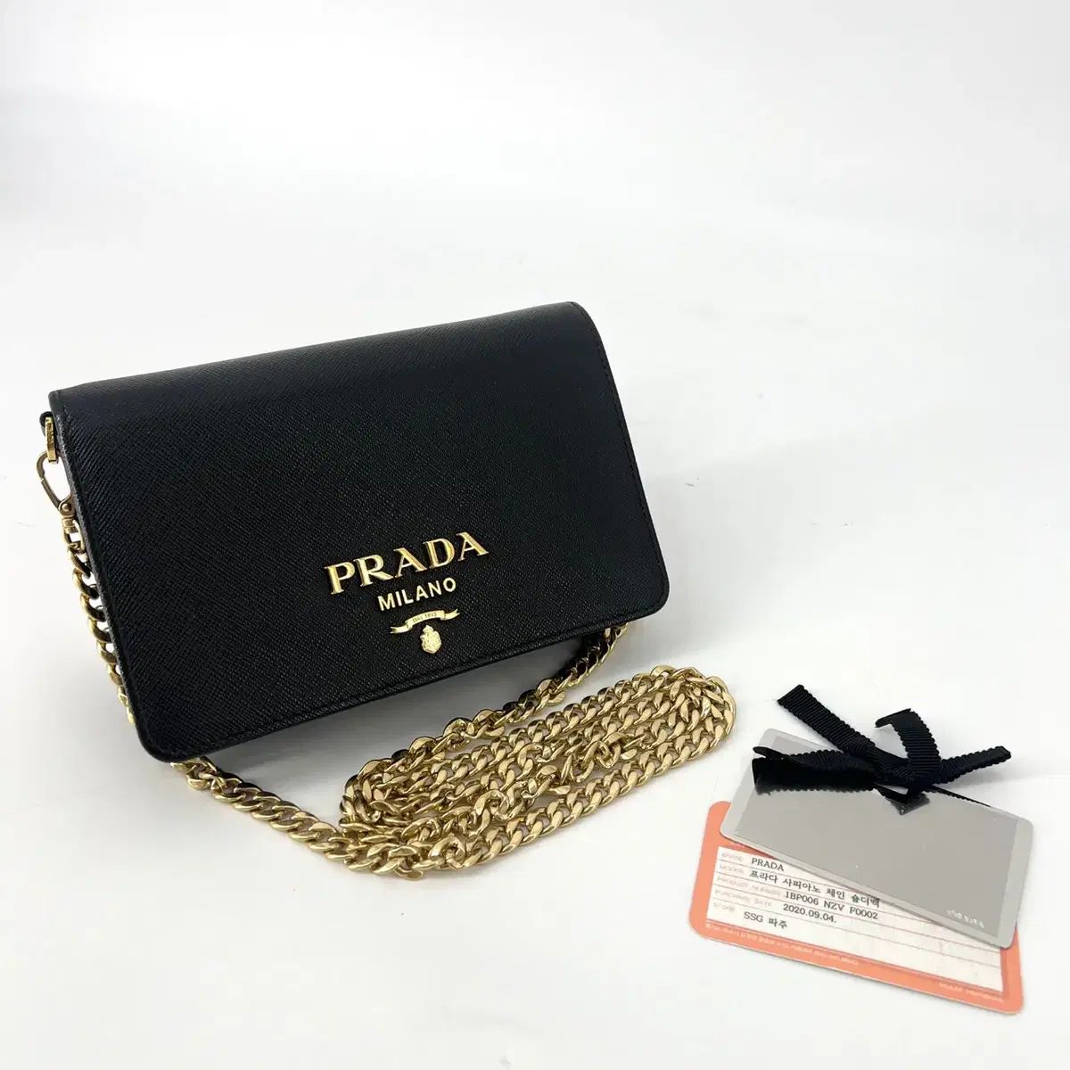 PRADA / サフィアーノ ミニ クロスバッグ【A+ランク 付属品有】 PRADA(プラダ) サフィアーノ ミニ クロスバッグ (FARFETCH