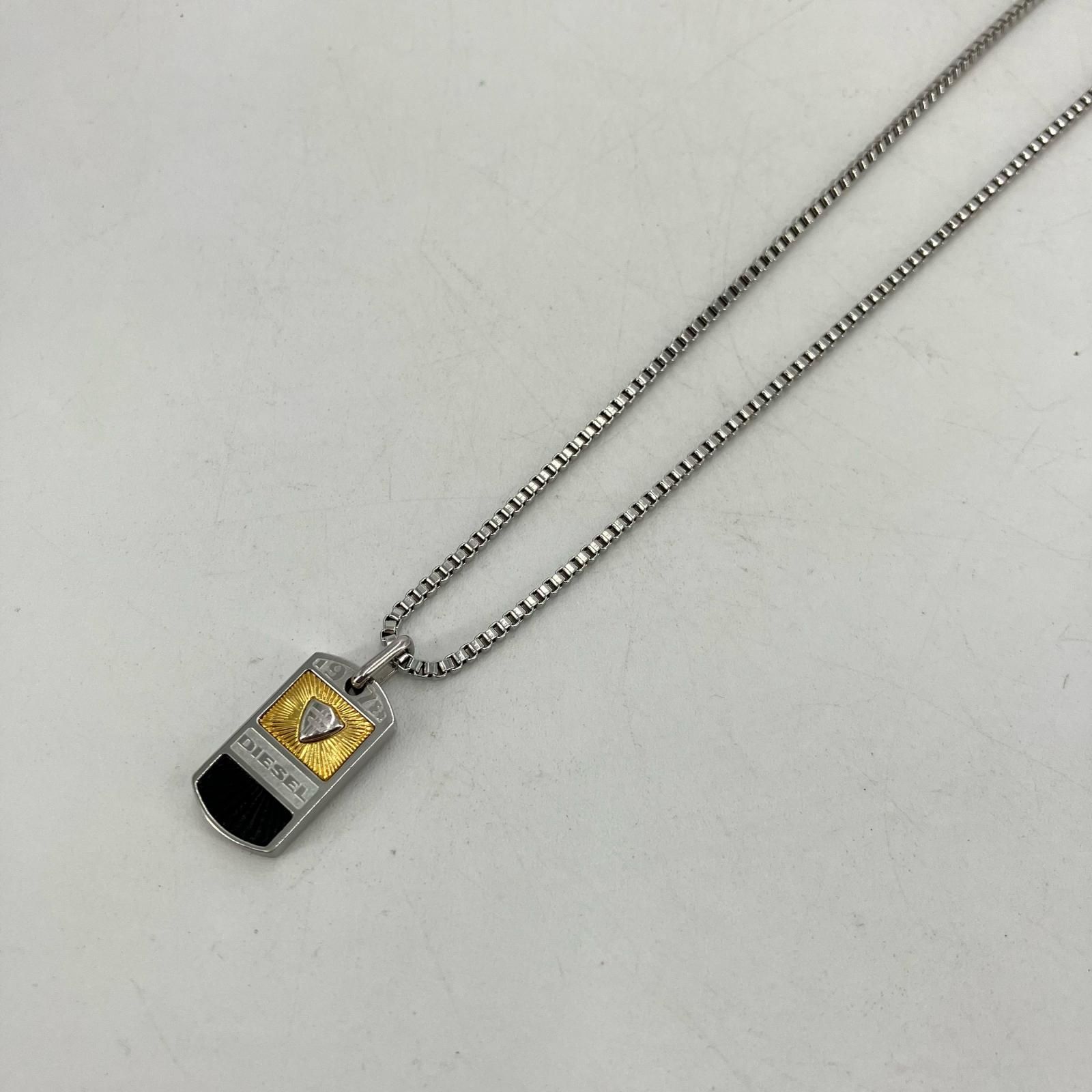 イオン広店】 中古 DIESEL | ディーゼル ネックレス ブレイブマン 