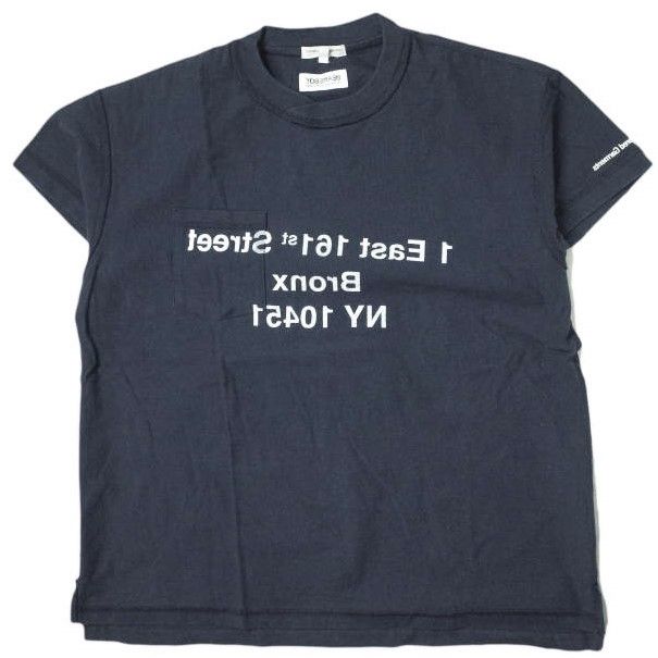 ENGINEERED GARMENTS BEAMSBOY別注 Tシャツ ネイビー ENGINEERED GARMENTS BEAMSBOY別注 Tシャツ ネイビー