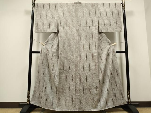 平和屋着物●絞りの開祖　竹田庄九郎　上質な小紋　総絞り　吉祥文　正絹　逸品　CAAS0008th 平和屋着物○絞りの開祖 竹田庄九郎 上質な小紋 総絞り 吉祥文 正絹