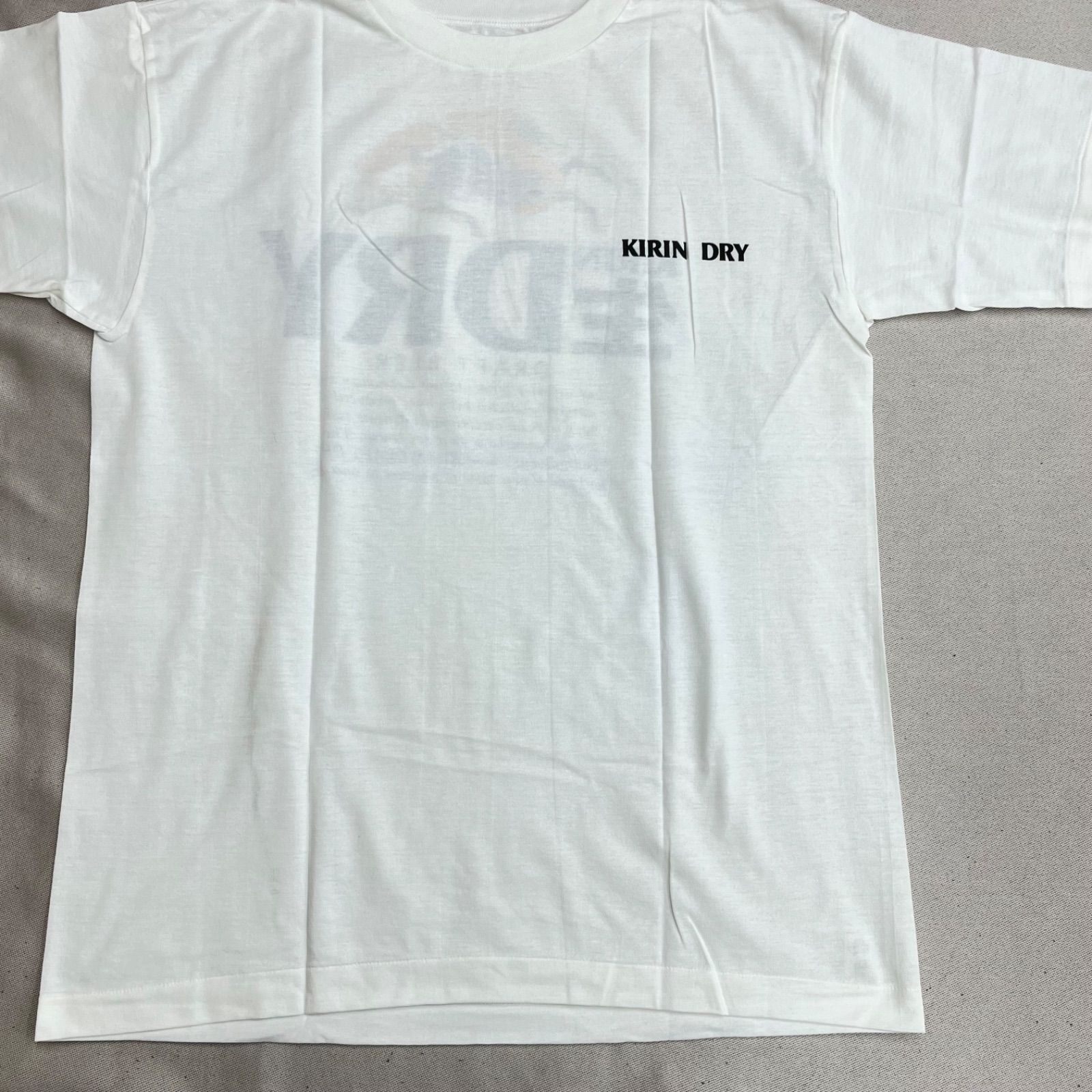 未使用】【レア】キリン 生 ビール ドライ Tシャツ ノベルティ 非売品