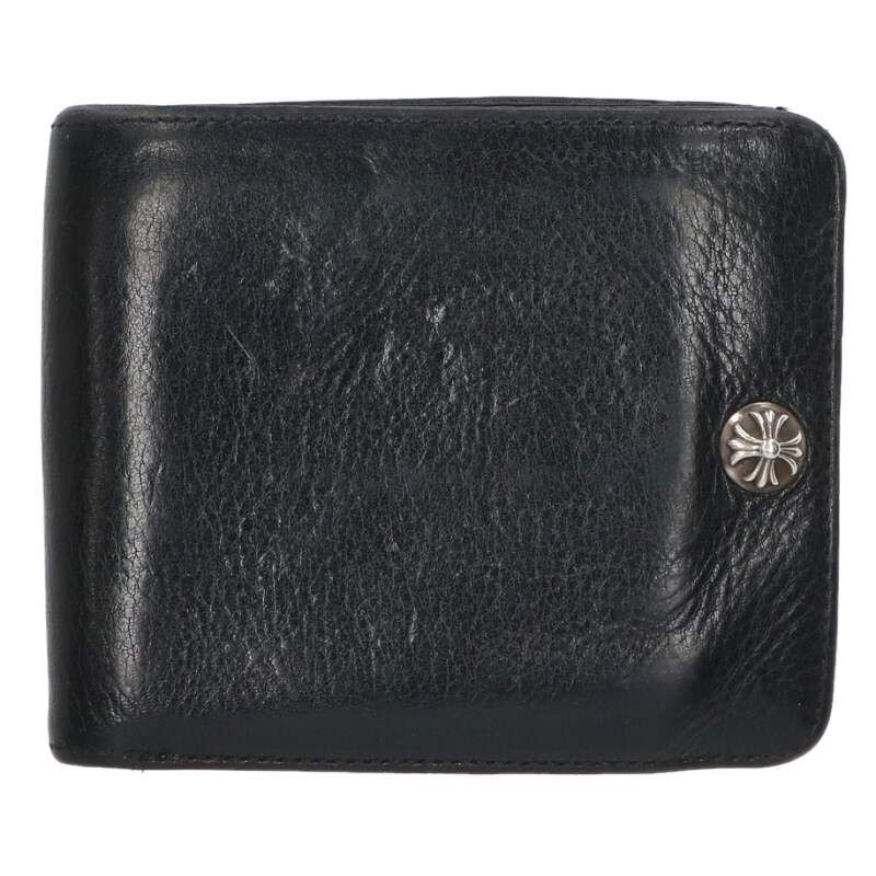 クロムハーツ 1SNAP|1スナップ クロスボタンレザーウォレット財布 メンズ