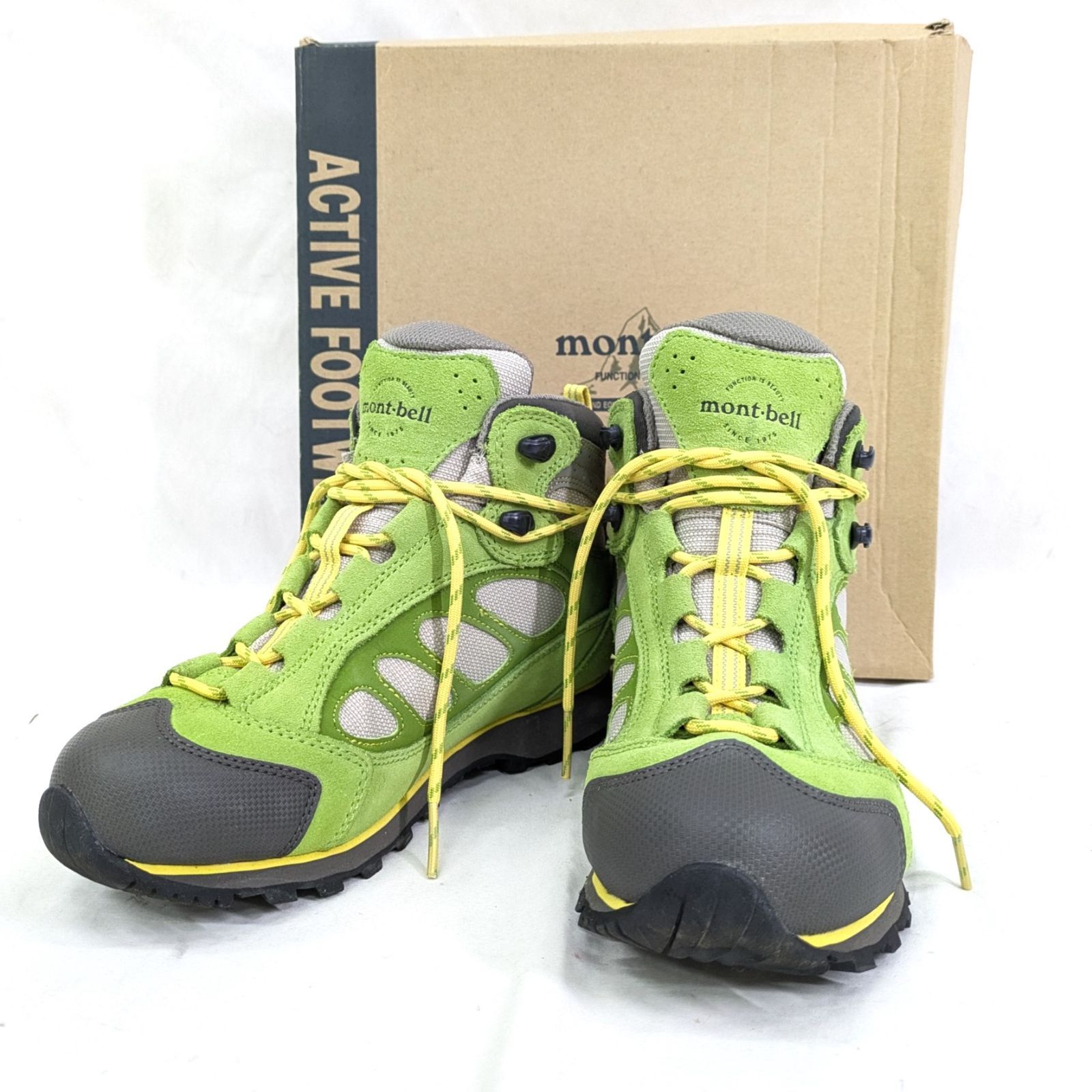 モンベル mont-bell ティトンブーツ 24.5 トレッキング GORE-TEX Woman グラスグリーン GRGN