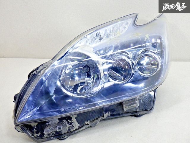 点灯OK！】 トヨタ 純正 ZVW30 プリウス 前期 LED ヘッドライト