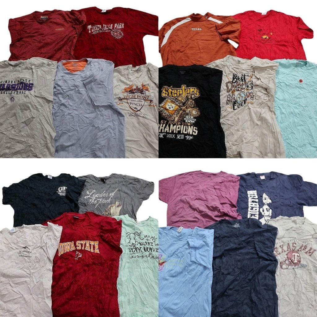 楽天市場】古着卸 まとめ売り カラーmix プリント 半袖Tシャツ 20枚