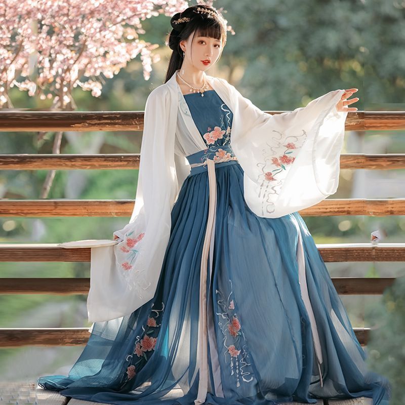 ハロウィン コスプレ 中華服 唐装漢服 漢服 コスプレ 中国古代衣装 漢服仙女 唐装漢服 漢服仙女 中国古風 中華服 漢服 チャイナ服 チャイナドレス ワンピース コスプレ 中国古代衣装 女性 ロングドレス 刺繍 ステージ 撮影 舞台衣装