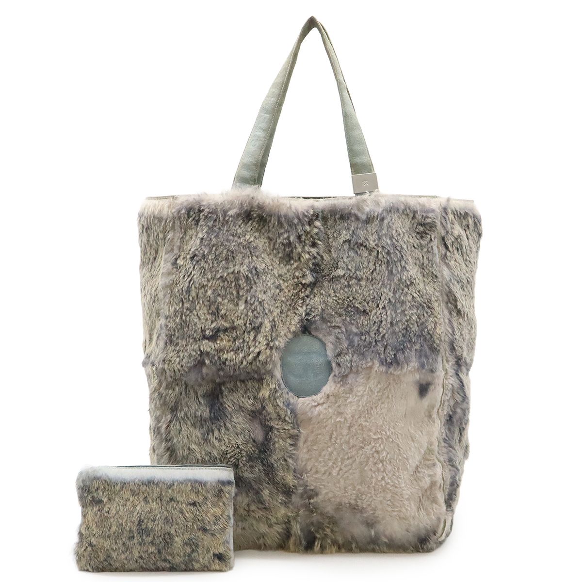 CHANEL シャネル ラパン ラビットファー ココマーク トートバッグ