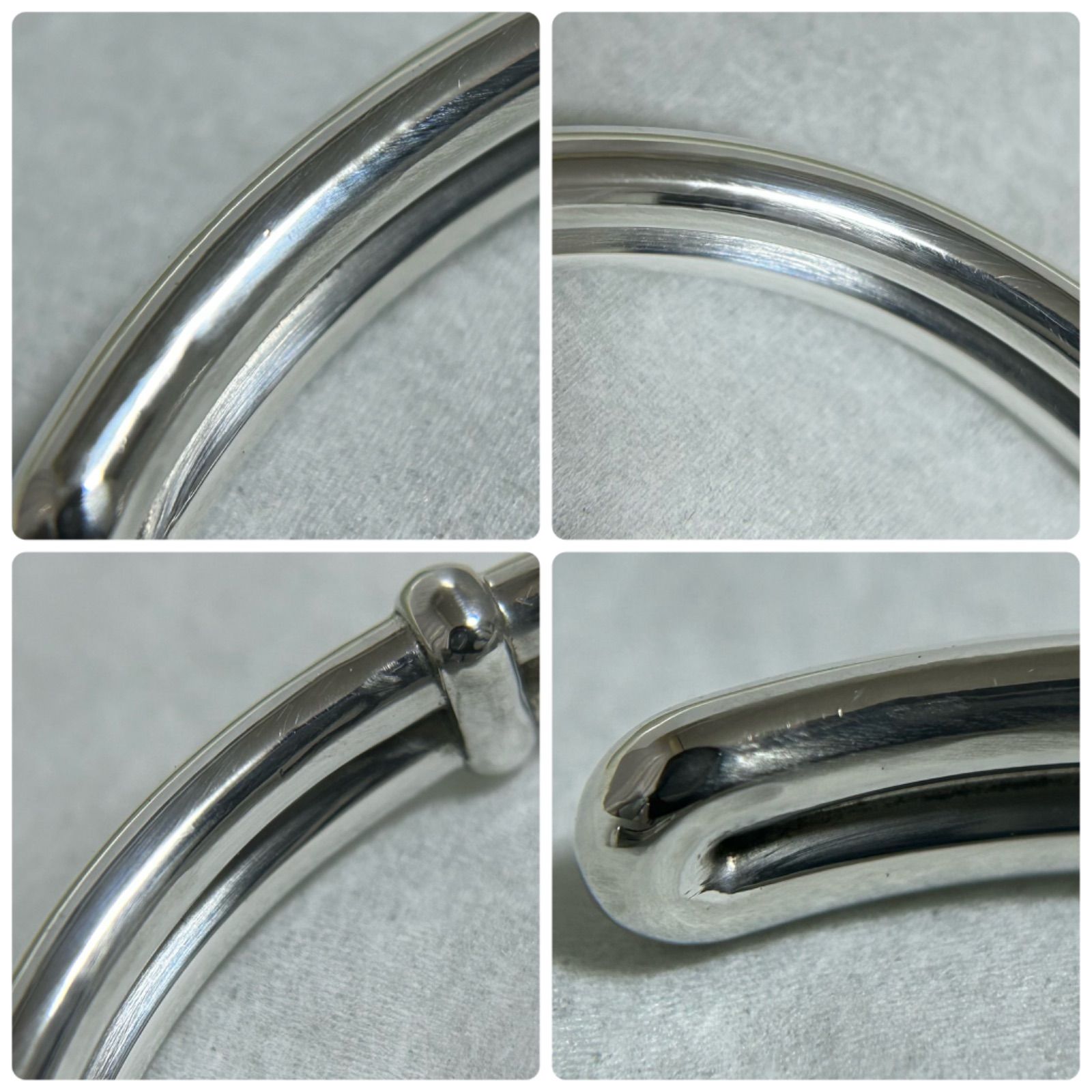 ティファニー 希少 バングル カフ ノットヒンジ PALOMA PICASSO AG925