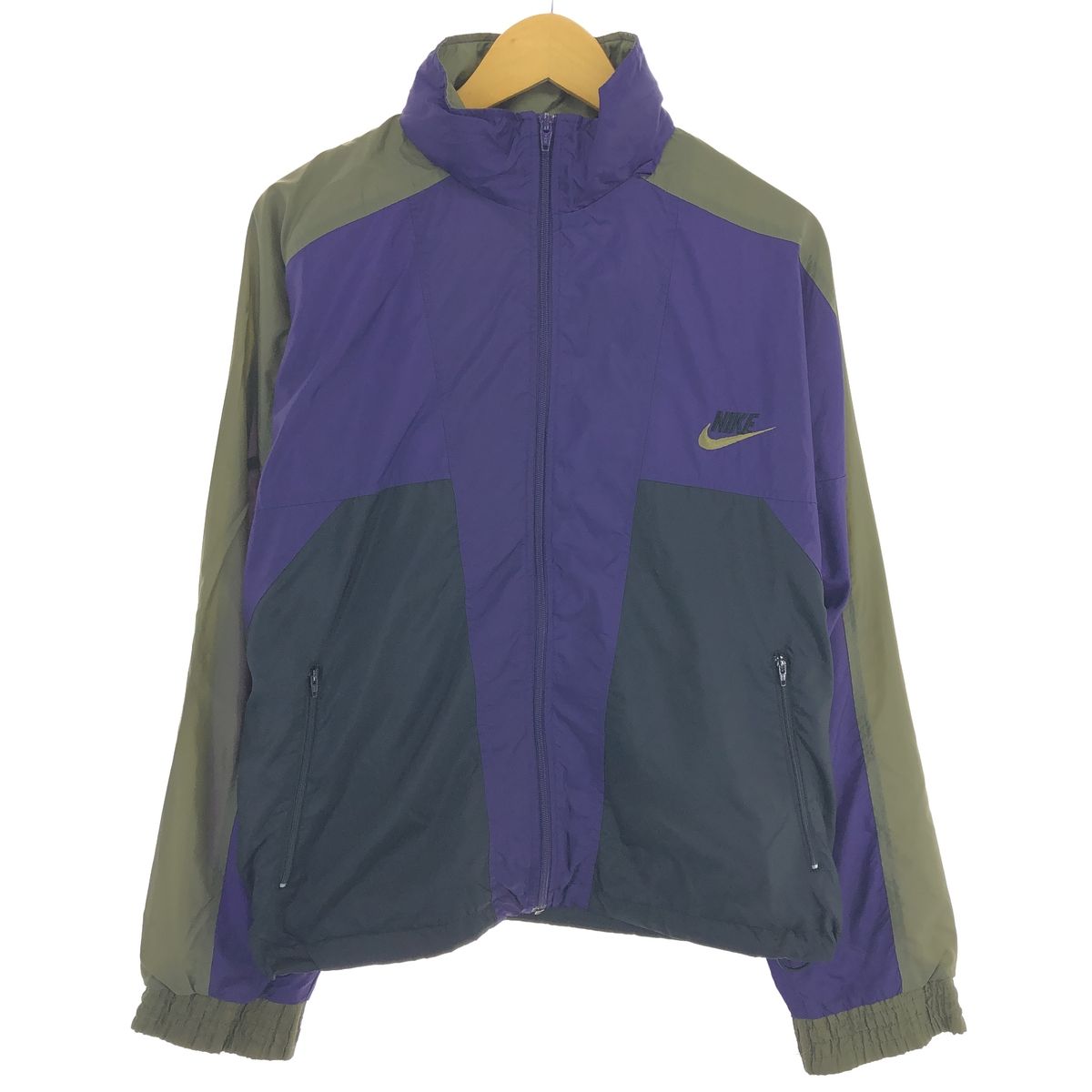 古着 90年代 ナイキ NIKE 銀タグ ウインドブレーカー メンズM相当 ヴィンテージ/eaa491403