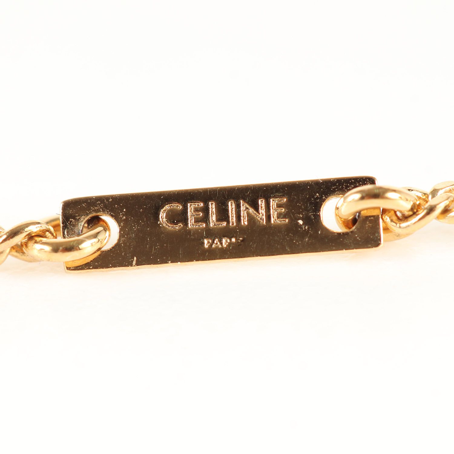 美品 CELINE セリーヌ 現行モデル トリオンフ ラインストーン 