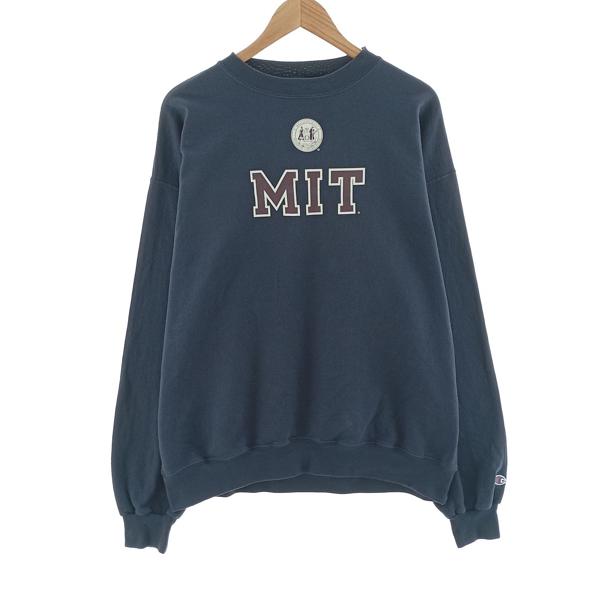 古着 チャンピオン Champion AUTHENTIC ATHLETIC APPAREL MIT マサチューセッツ工科大学 カレッジスウェットシャツ トレーナー/eaa401987