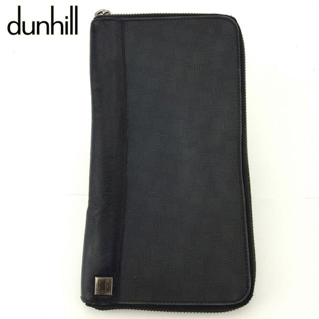 dunhill ダンヒル ラウンドファスナー長財布 極美品 ブラック dunhill ダンヒル 長財布 メンズ アボリティーズ ブラック