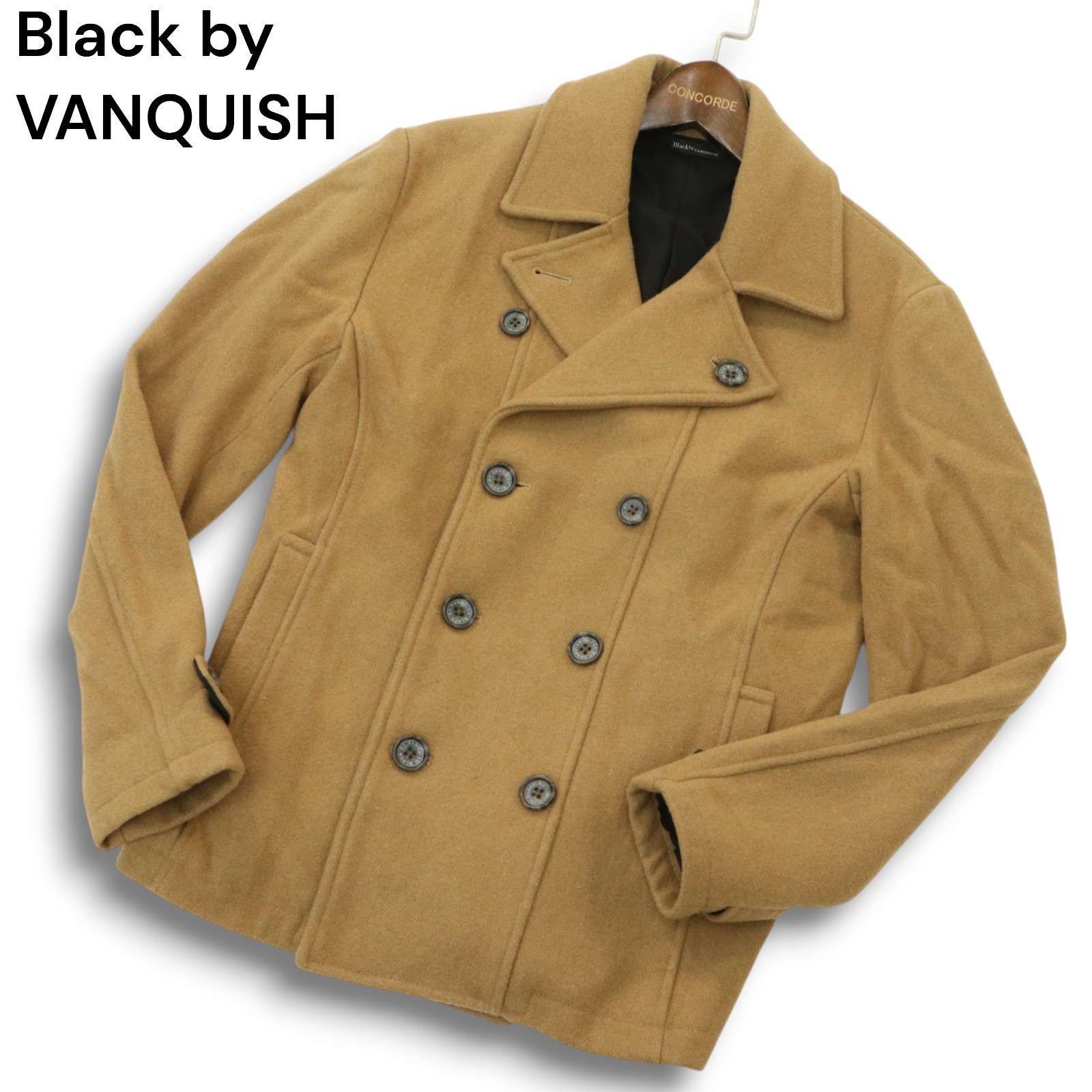 Black by VANQUISH ヴァンキッシュ 秋冬☆ ウール スリム ショート P 