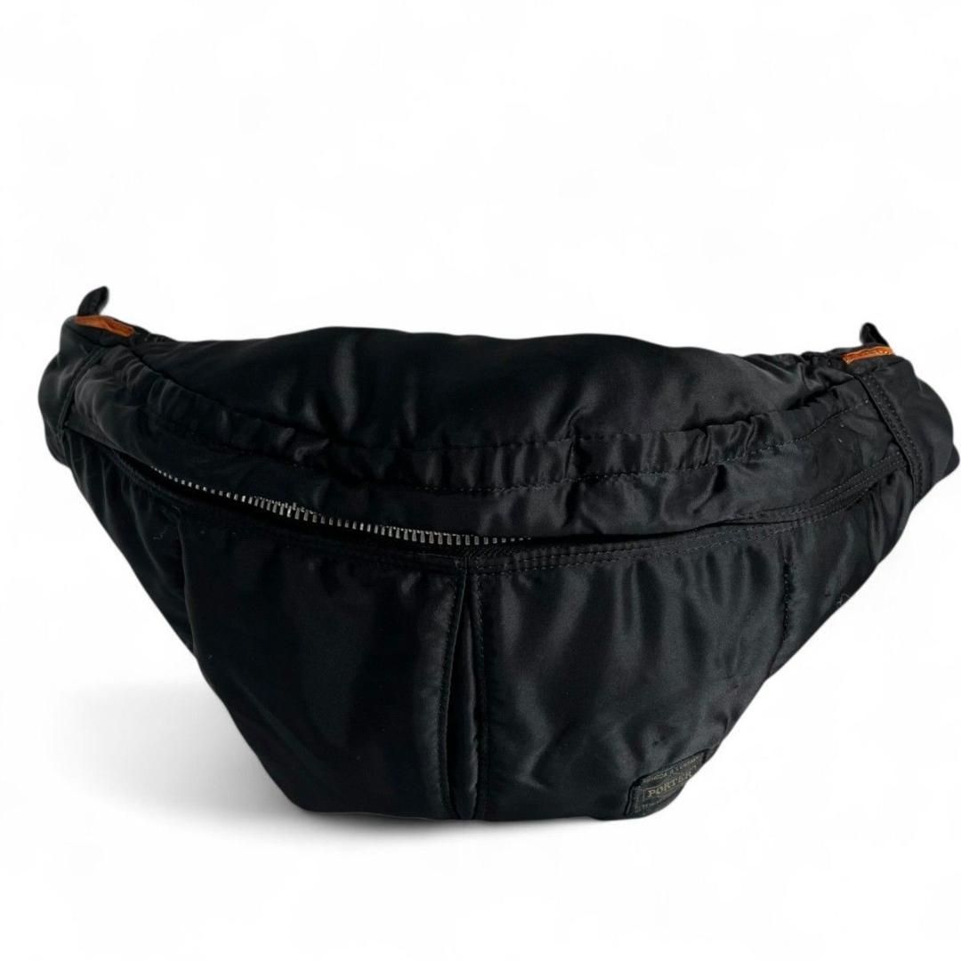 美品 PORTER TANKER WAIST BAG GREEN ☆美品☆ PORTER TANKER WAIST BAG GREEN