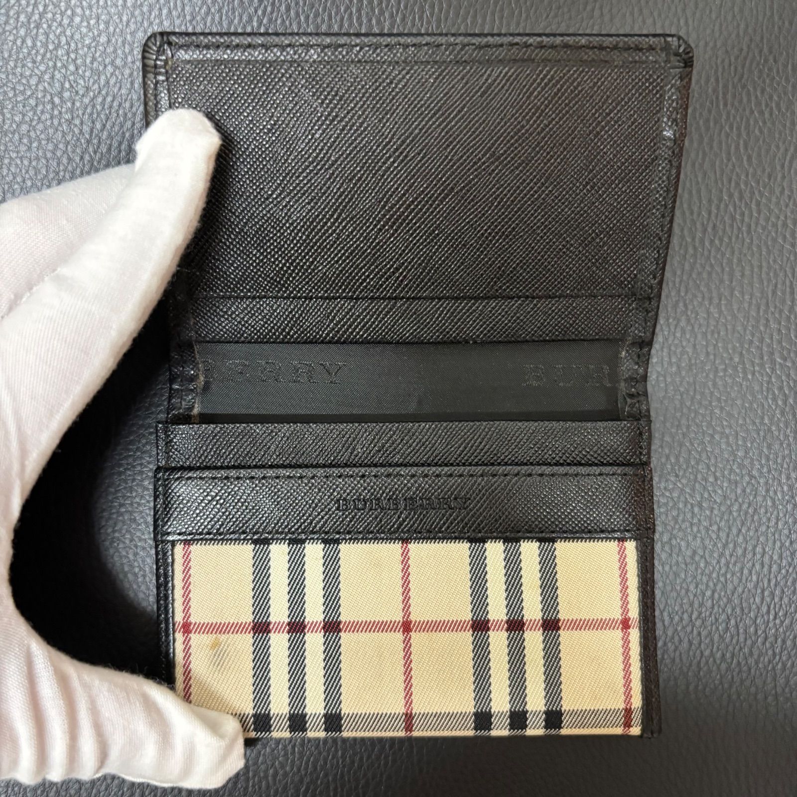 ◎BURBERRY バーバリー ノバチェック カードケース 名刺入れ