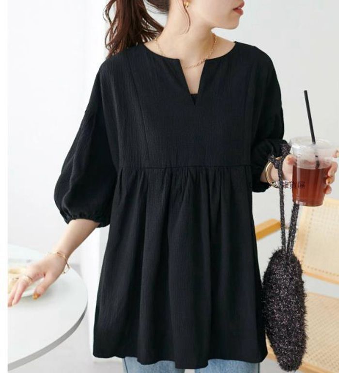 ペプラムブラウス レディース ペプラム シャツ Tシャツ Vネック