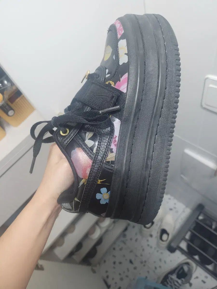 厚底 5cm NIKE ナイキ エアフォース 1 フラワー 225mm