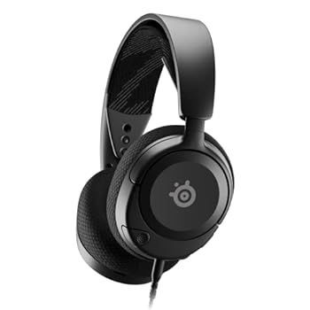 【中古】(非常に良い)SteelSeries Arctis Nova 1 マルチシステム ゲーミングヘッドセット Hi-Fiドライバー 360空間オーディオ 快適なデザイン 耐久性 超軽量 ノイズ