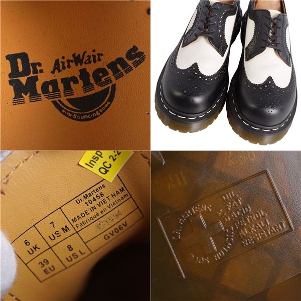 安い！かわいい！ ドクターマーチン Dr.Martens レザーシューズ ウイングチップ B トレンド品が満載！