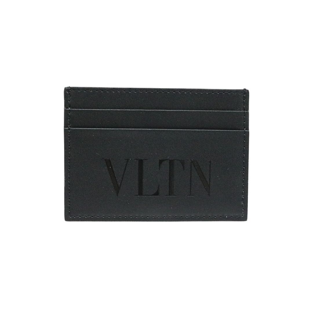 VALENTINO ヴァレンティノ VLTNロゴスモールカードホルダー 4Y2P0448VNA ブラック レザー ユニセックス JD-2516