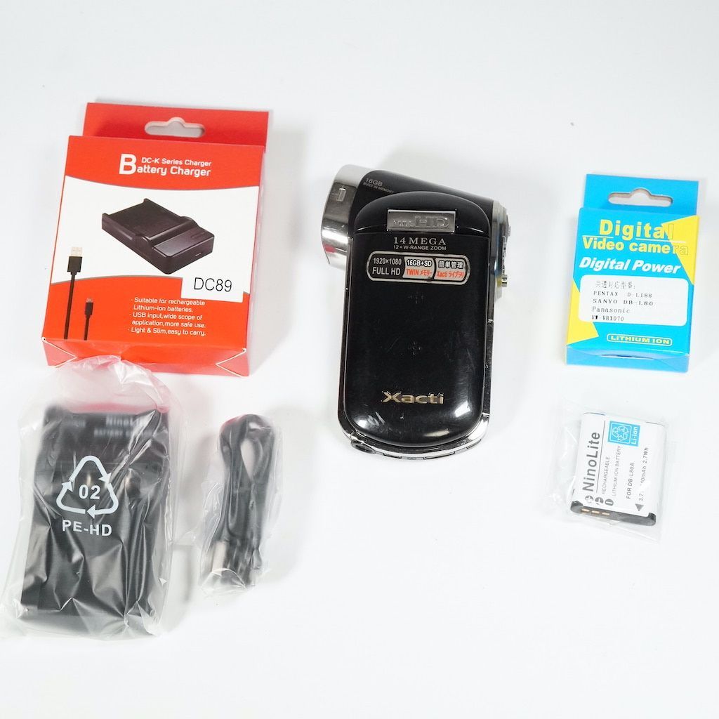 SANYO サンヨー Xacti DMX-CG110 ブラック 動作OK 1週間保証 /9961
