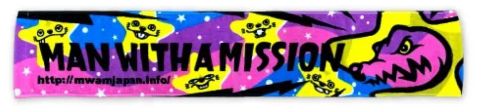 MAN WITH A MISSION マンウィズアミッション マンウィズ World Tour 2025 ～WOLVES ON PARADE～ タオル マフラータオル キャンディスター