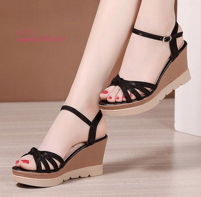 厚底サンダル レディース