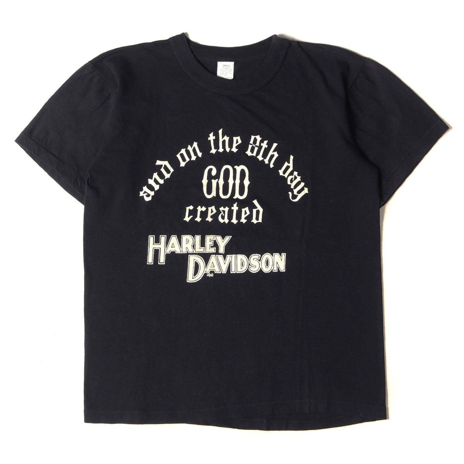 HARLEY-DAVIDSON ハーレーダビッドソン Tシャツ サイズ:S 70～80s GOD