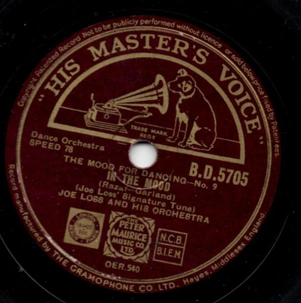 英78RPM/SP Joe Loss & His Orchestra In The Mood / Oasis